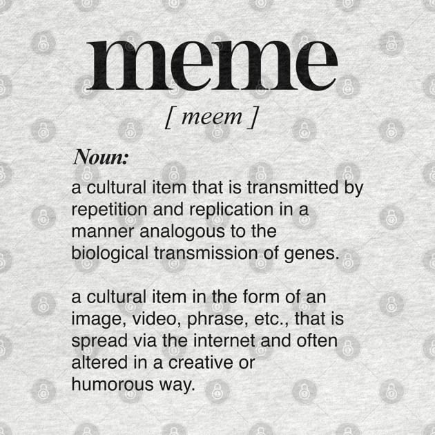 Meme Definition by Burblues